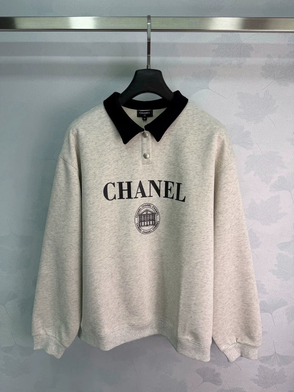 Chanel/26 Early Autumn Polo Collar Loose Sweater