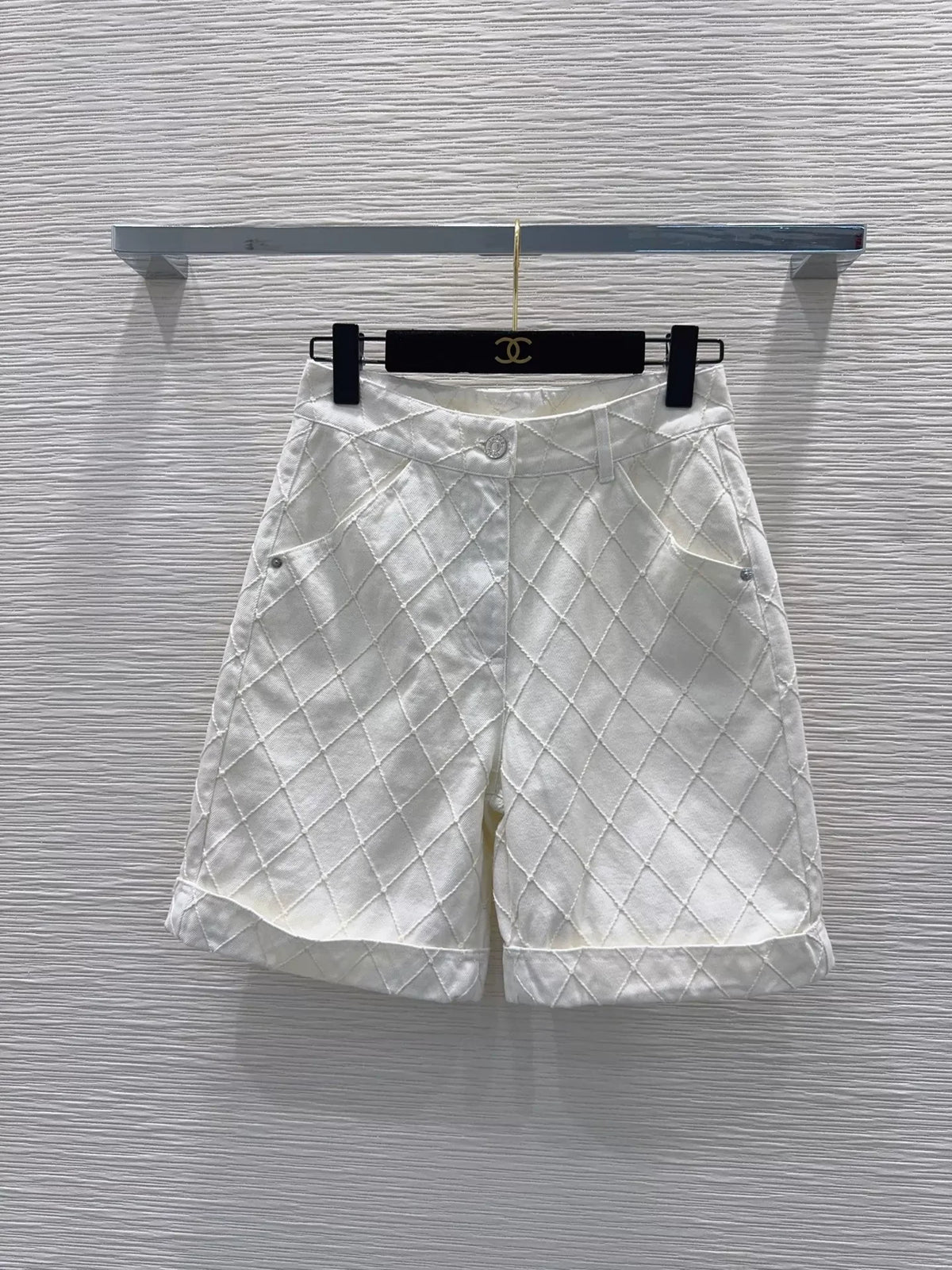 Chanel/26SS New Denim Mid-Length Shorts
