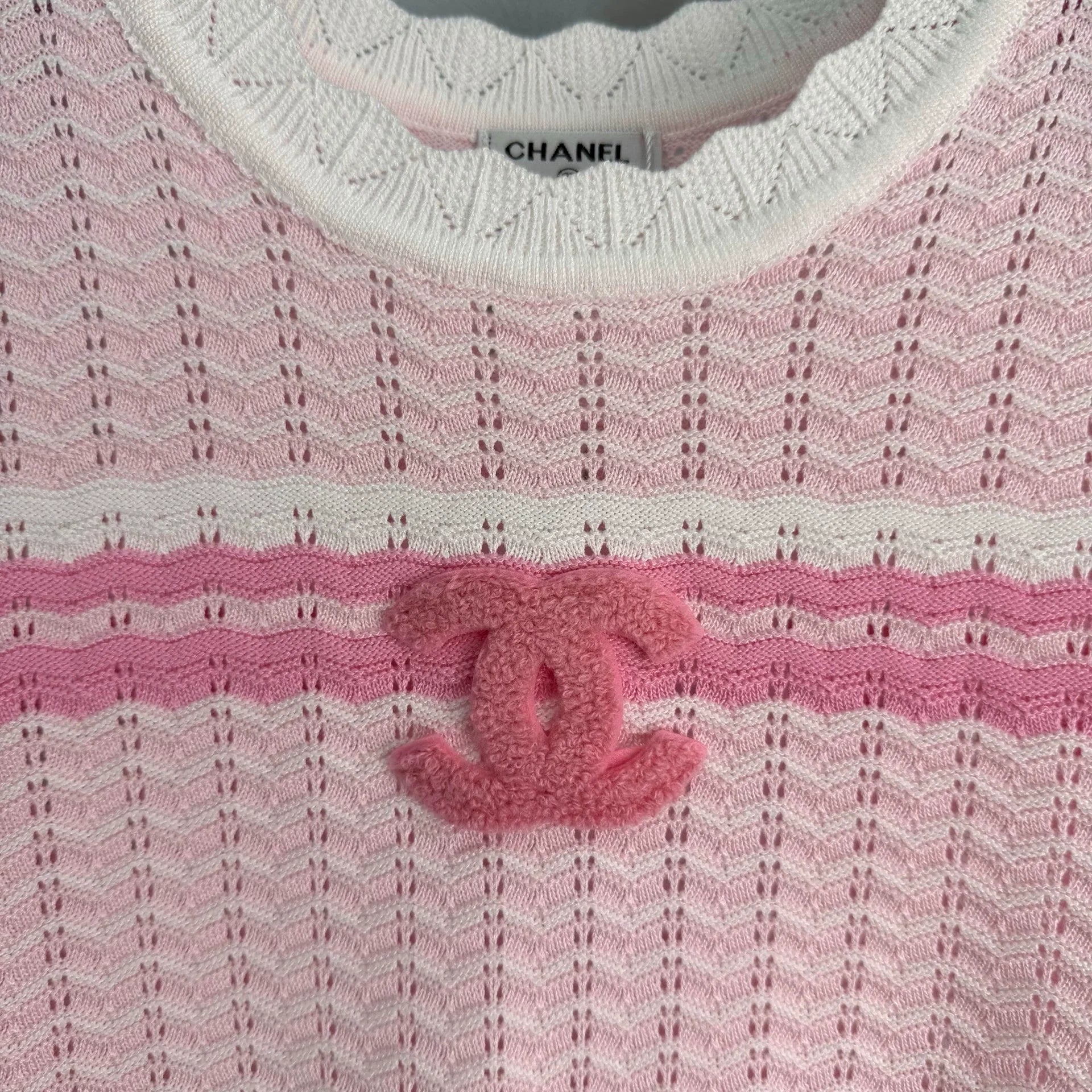 Chanel/26 Early Autumn New Knit Short Sleeve