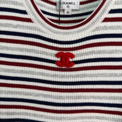 Chanel/26SS New Striped Knit Vest