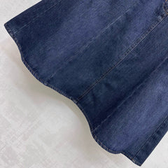 Chanel/26ssNew Embroidered Denim Mermaid Skirt