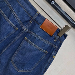 Fendi/26New ArrivalPaneled Denim Shorts