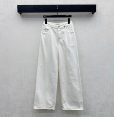 Chanel/26 New Wide-Leg Denim Pants