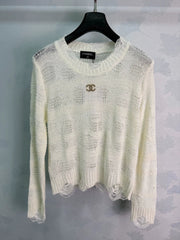 Chanel / 26 Early Autumn New Hollow Knit Sweater