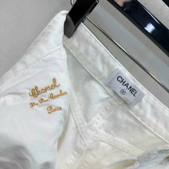 Chanel/26 New Wide-Leg Denim Pants
