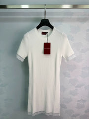 GUCCI/26SS White Knit Dress
