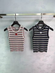 Chanel/26SS New Striped Knit Vest