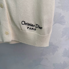 Dior/26ss New Embroidered Knit Cardigan