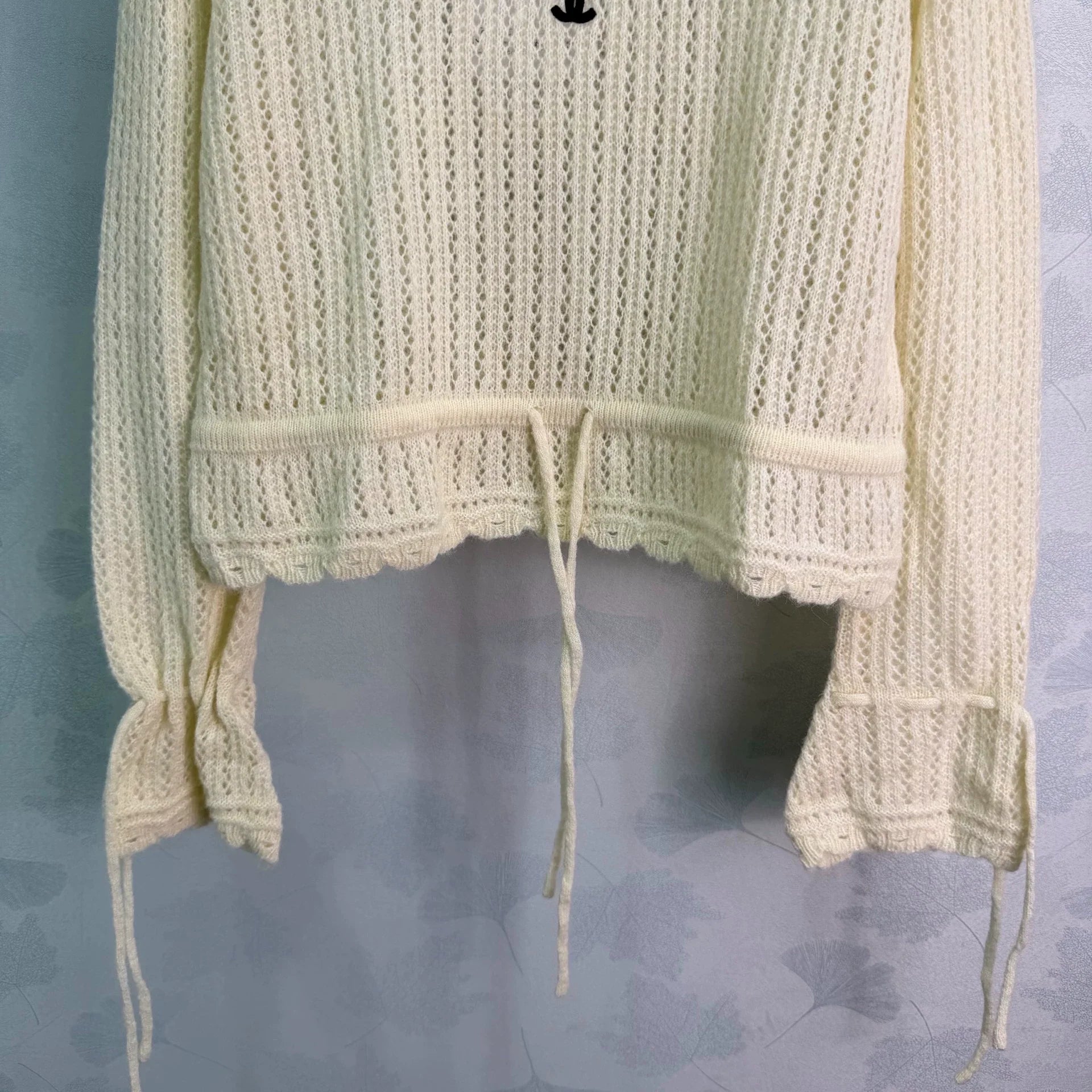 Chanel / 26 Early Autumn New Doll Collar Long-Sleeve Knit Sweater