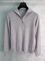 LORO PIANA/26 Early Autumn New Half-Button