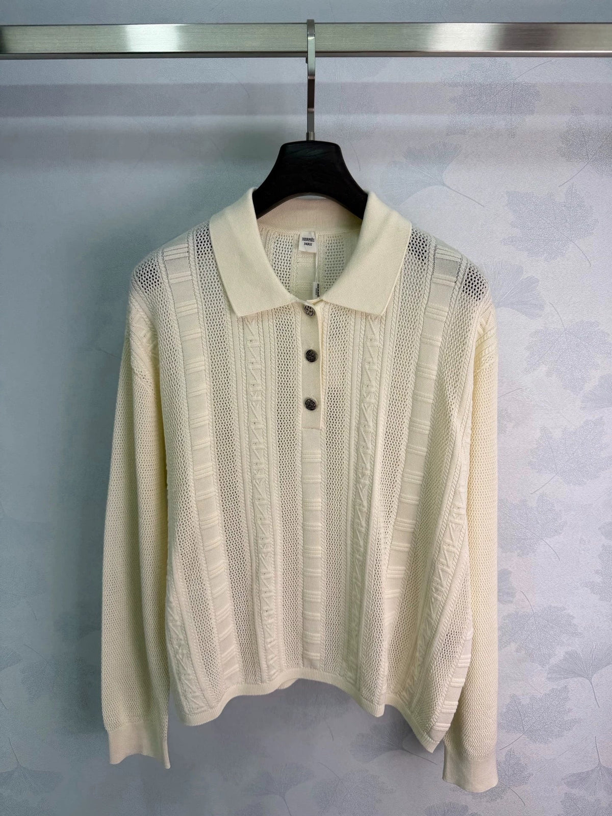 Hermès / 26 Early Fall New Polo Collar Knit Top