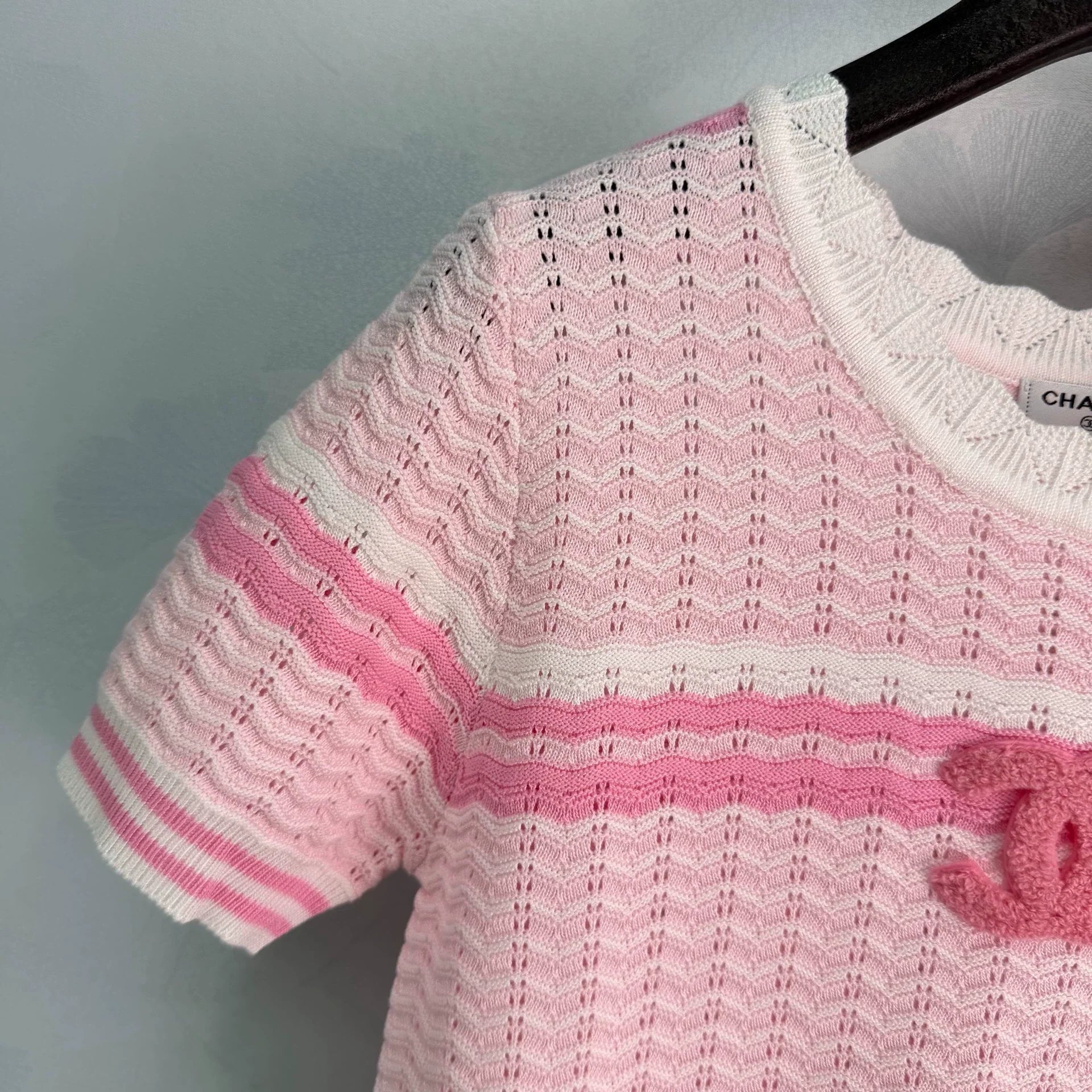 Chanel/26 Early Autumn New Knit Short Sleeve