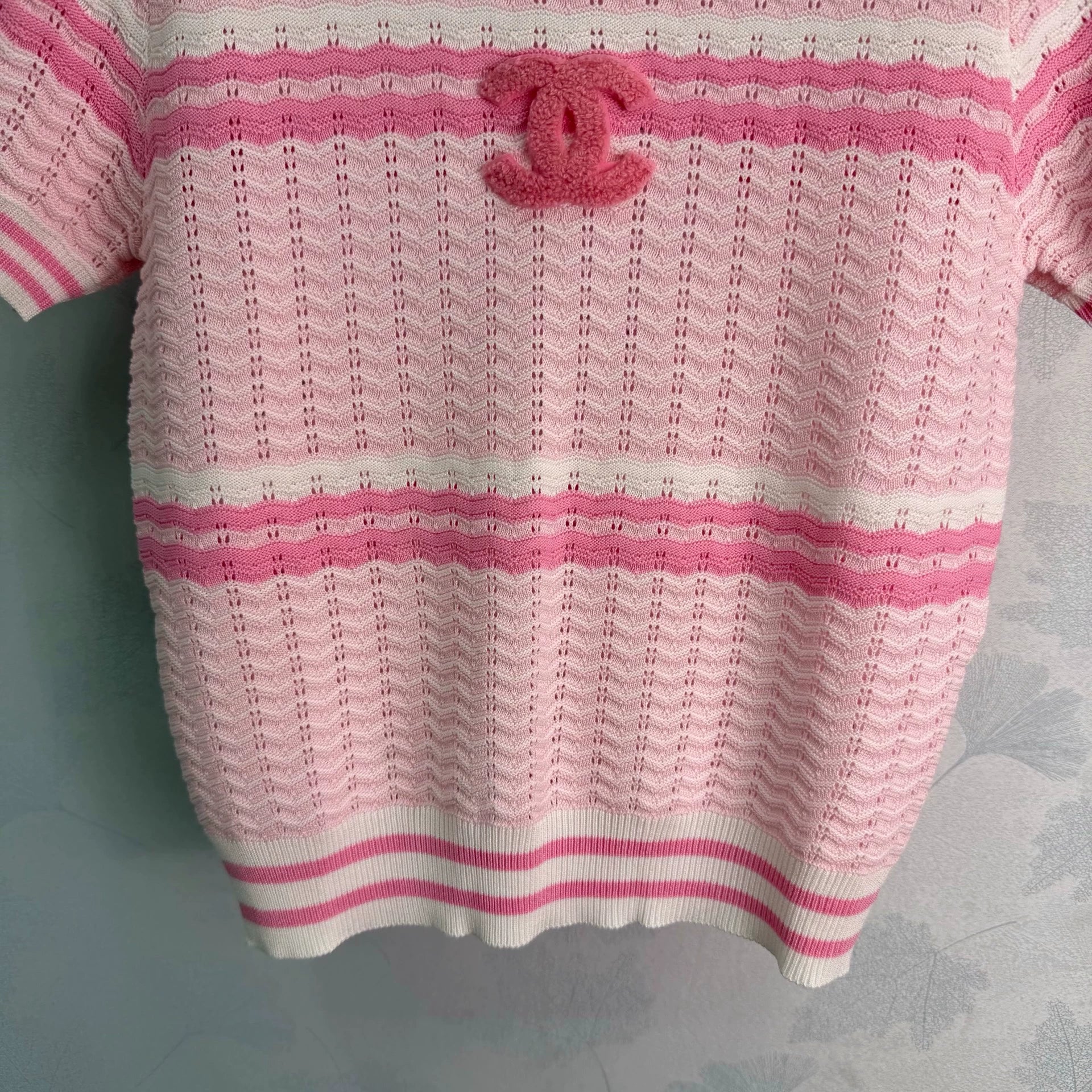 Chanel/26 Early Autumn New Knit Short Sleeve