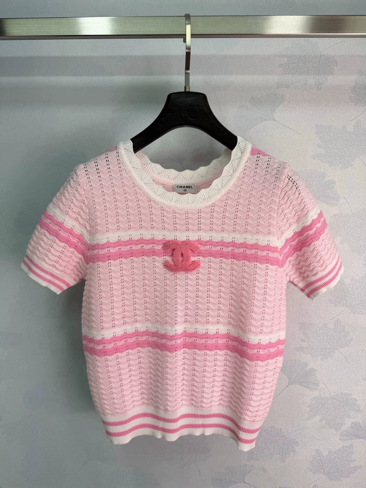 Chanel/26 Early Autumn New Knit Short Sleeve