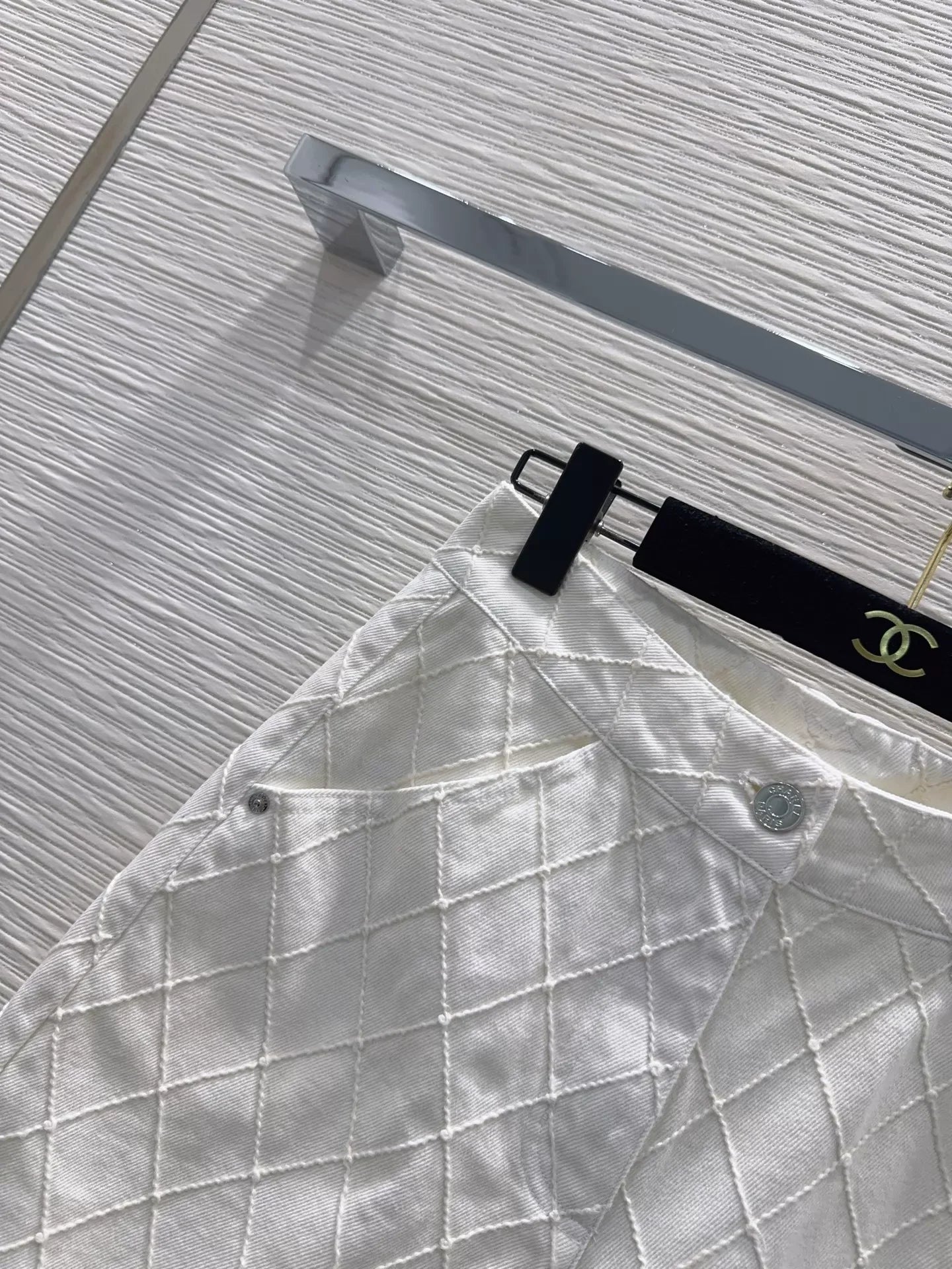 Chanel/26SS New Denim Mid-Length Shorts