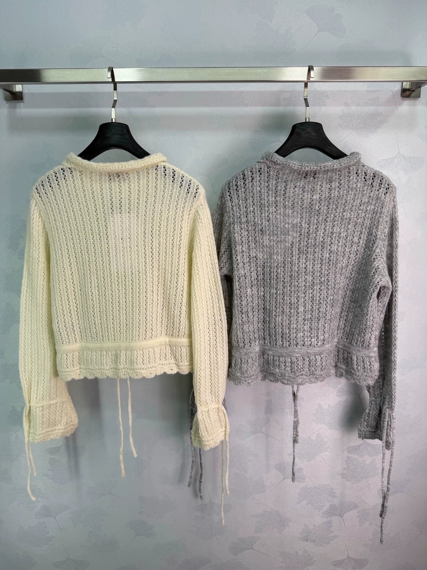 Chanel / 26 Early Autumn New Doll Collar Long-Sleeve Knit Sweater