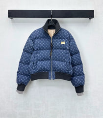 Louis Vuitton / 26 New Laser Denim Jacket Down Coat