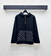 Louis Vuitton /26New Season Hooded Jacquard Jacket & Trousers Set