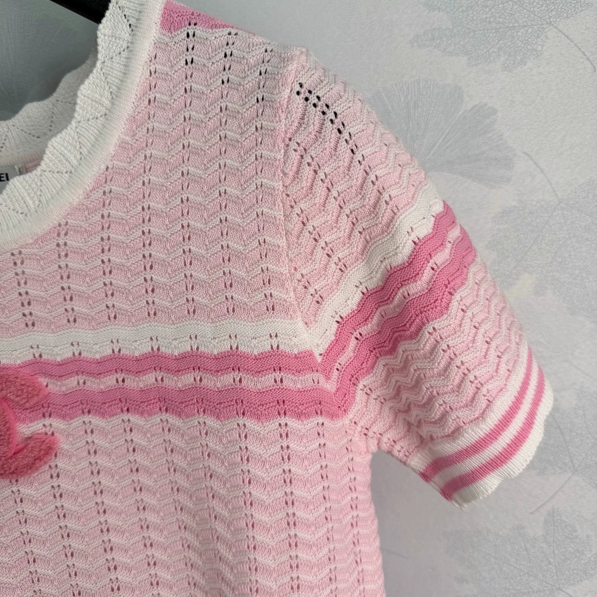 Chanel/26 Early Autumn New Knit Short Sleeve