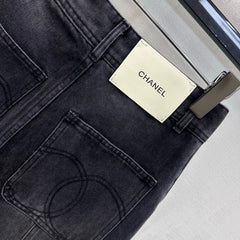 Chanel/26 New Straight-Leg Denim Jeans