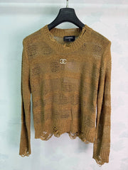 Chanel / 26 Early Autumn New Hollow Knit Sweater