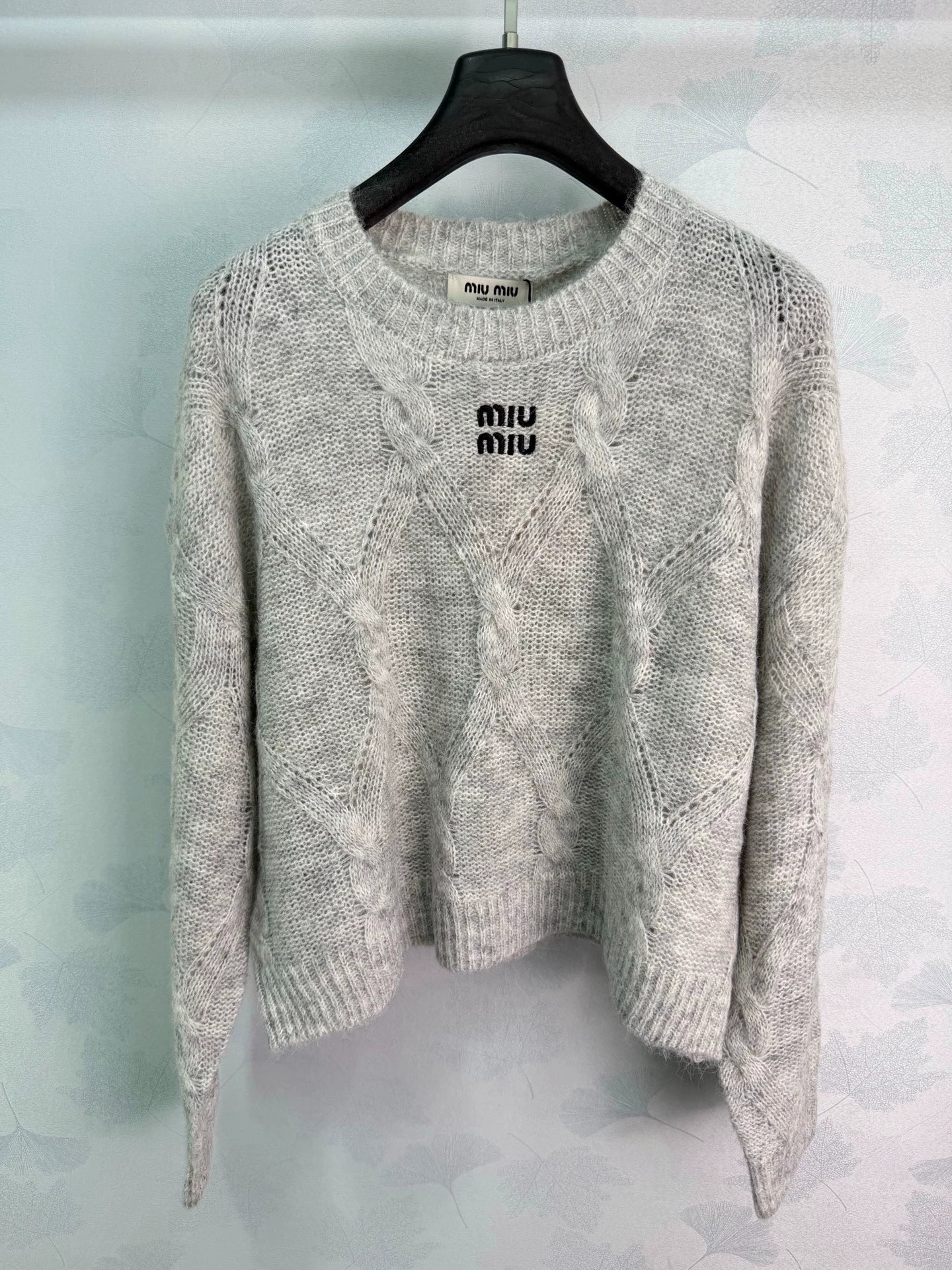 MiuMiu/26 Early Autumn New Patchwork Knit Sweater
