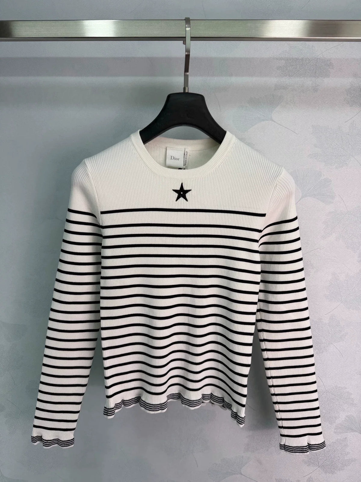 Dior/26 Early Autumn New Striped Wool Sweater