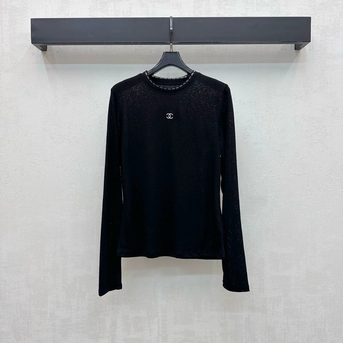 Chanel/26 New Embroidered Lace Collar Long Sleeve