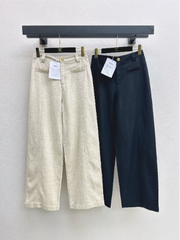 Chanel/26 Early Autumn Latest Straight-Leg Pants