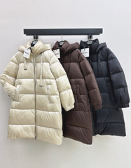 Max Mara/26 Autumn and Winter Latest Hooded Down Jacket