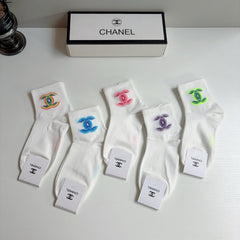 CHANEL 26S ANKLE SOCKS 398724 (1 BOX)