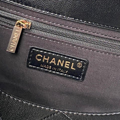 CHANEL 26S HOBO BAG 32 IN BLACK LAMBSKIN GOLD HARDWARE
