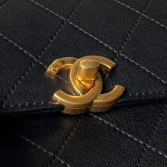 Chanel 2026 Flap Bag 29cm Black Calfskin with Gold Hardware