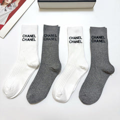 CHANEL 26S CREW SOCKS 403667 (1 BOX)