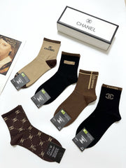 CHANEL 26S ANKLE SOCKS 408729 (1 BOX)