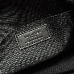 YSL 2026 Jamie Shopping Raffia Handbag 35cm Black Woven