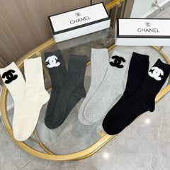 CHANEL 26S CREW SOCKS 395180 (1 BOX)