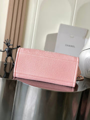 Chanel 2026 Deauville Bag Pink Canvas
