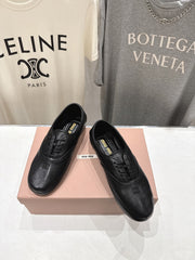 MiuMiu/26SS NEW French fairy style Mary Jane flat shoes