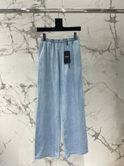 Yves Saint Laurent/🔥Highest Quality🔥26SS NEW straight floor mopping pants