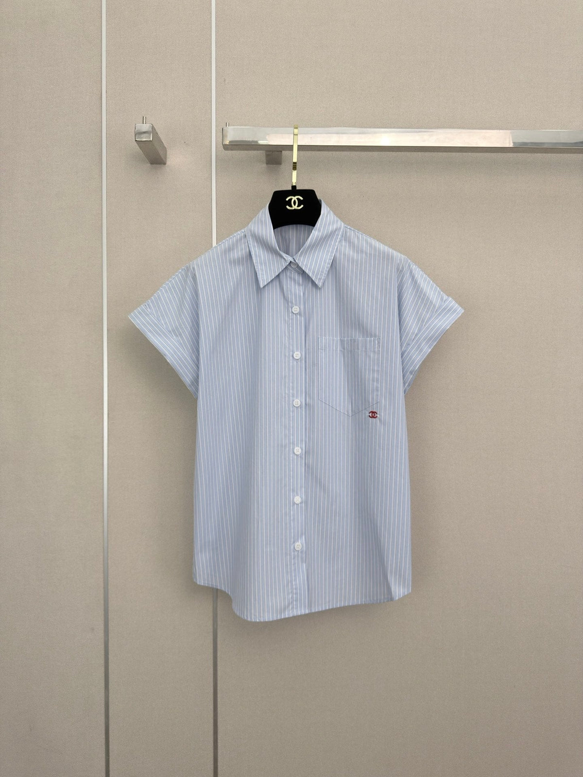 chanel/🔥Highest Quality🔥26SS NEW Lapel short-sleeved shirt