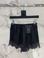 Yves Saint Laurent/🔥Highest Quality🔥26SS NEW romantic and sexy lace acetate shorts