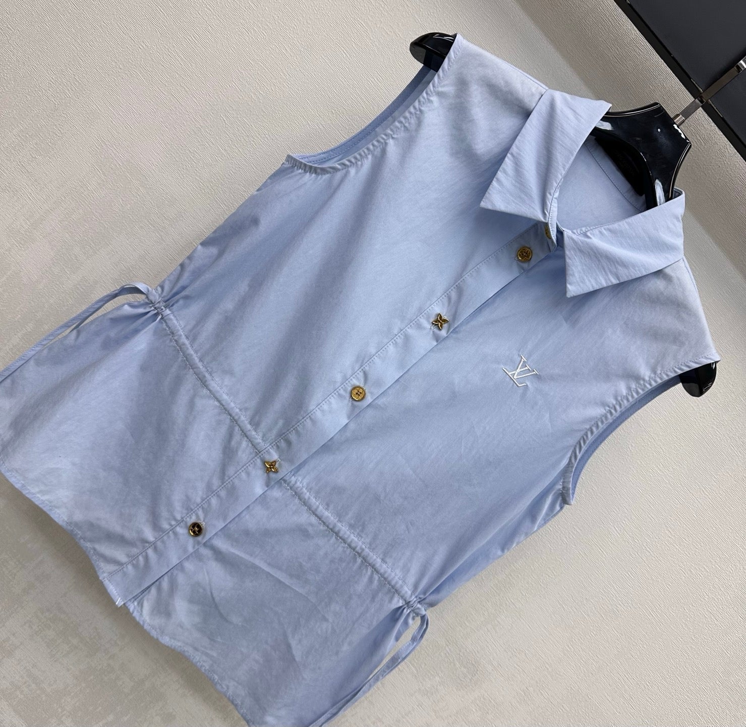 Louis Vuitton/26SS NEW Drawstring Sleeveless Shirt