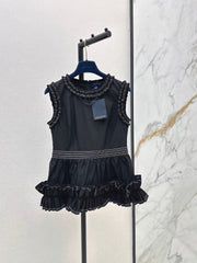 Louis Vuitton/26SS NEW Sleeveless Top with Ruffled Hem