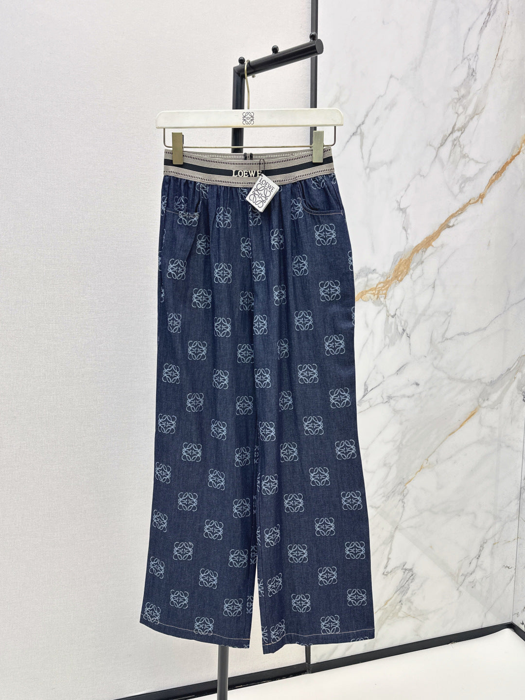 26SS NEW monogrammed straight-leg jeans 🖤