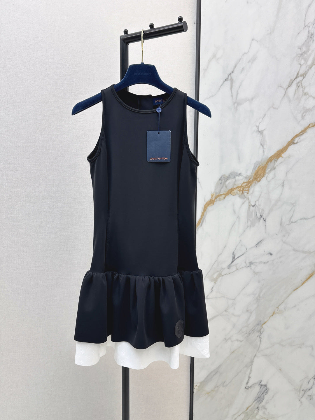 26SS NEW Patchwork Design Sleeveless Dress 🖤