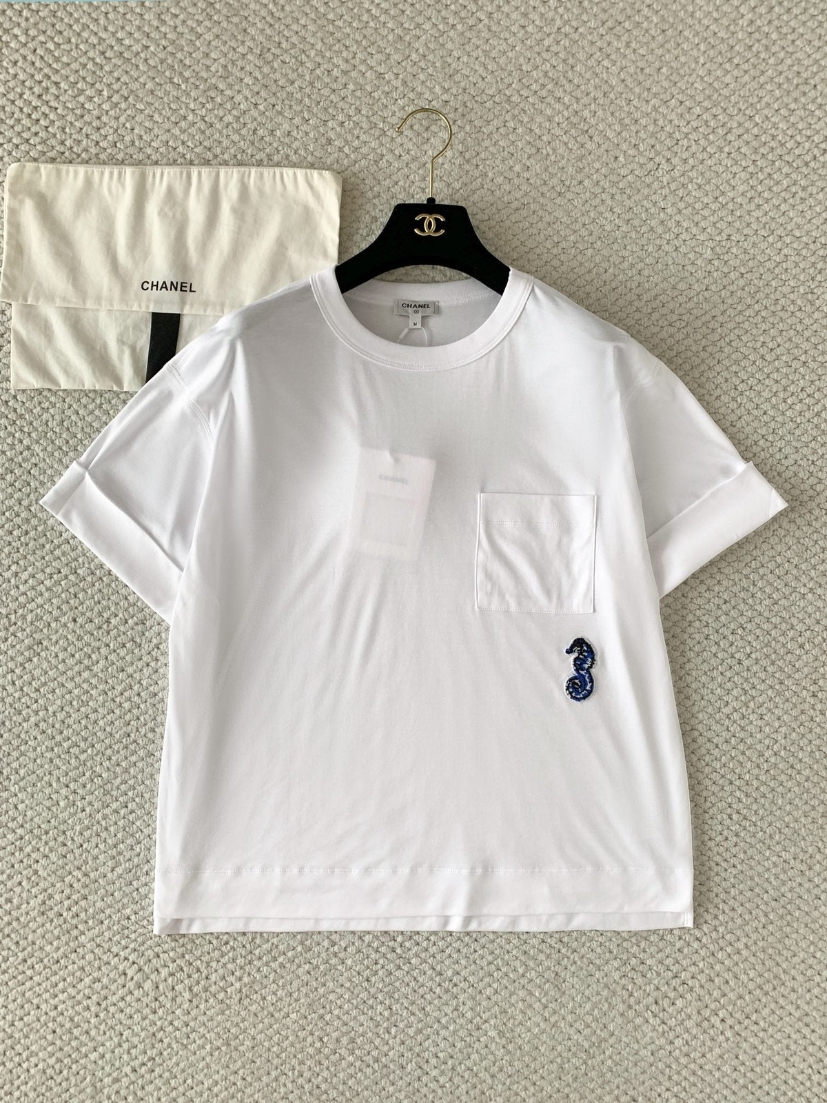 🔥Highest Quality🔥26SS NEW Hot Selling Coco Beach White Mohair Knit T-shirt