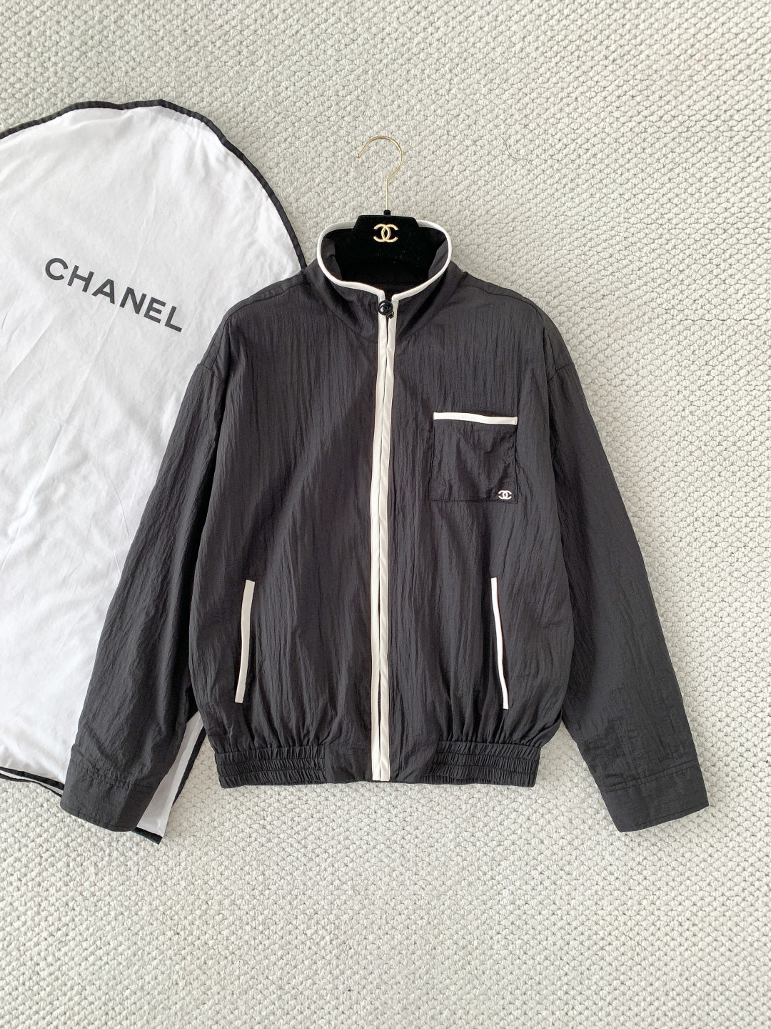 🔥Highest Quality🔥26SS NEW Coco Beach Black Zip-Up Sun Protection Jacket