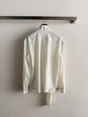 26SS NEW Ribbon Satin Shirt