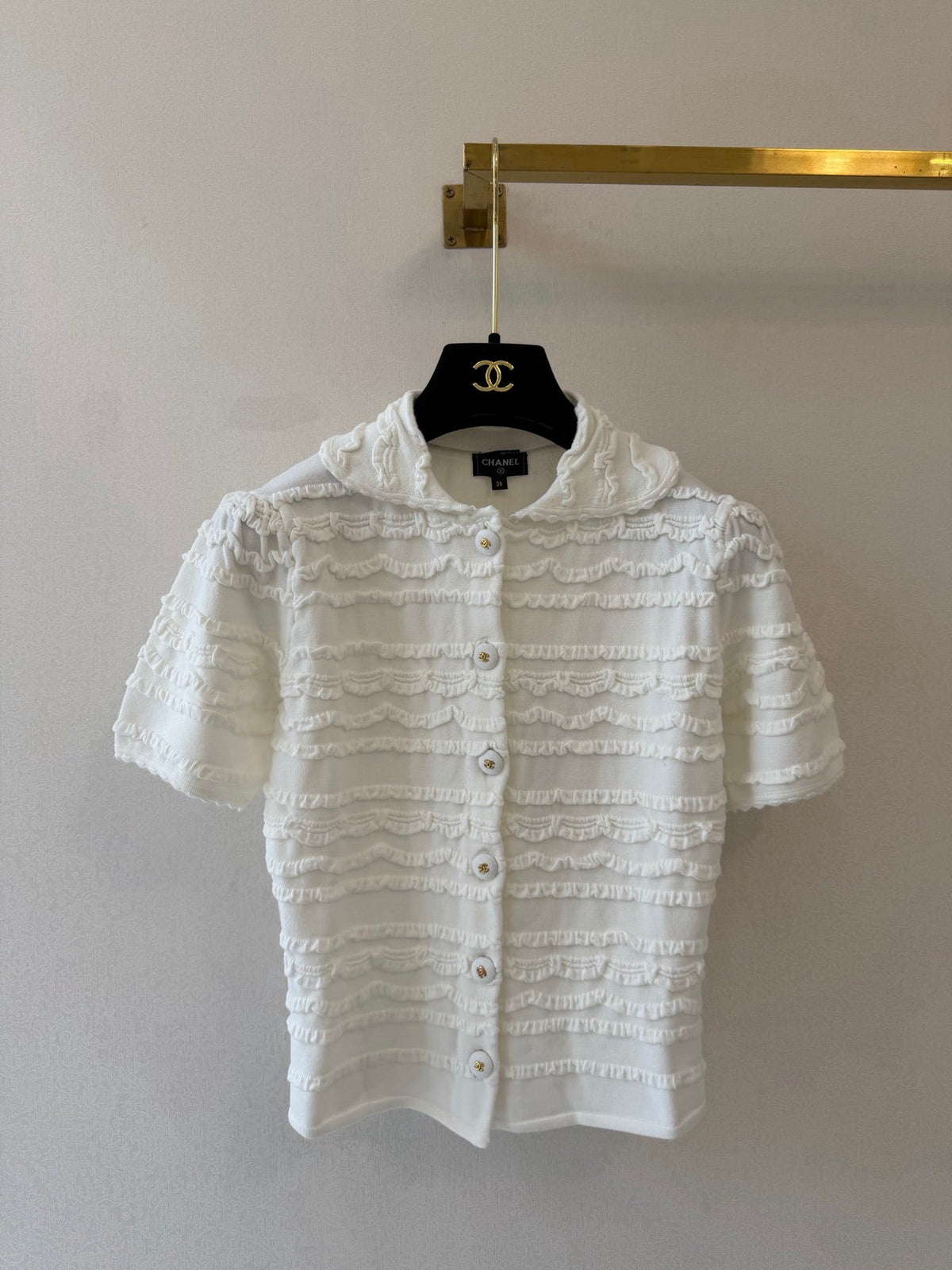26SS NEW Collared Short-Sleeve Cardigan